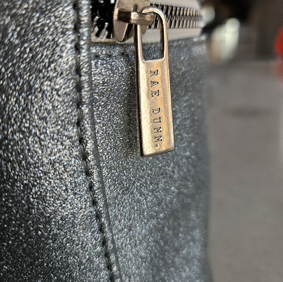 Rae Dunn Shimmer Silver Makeup Bag - Picture 4 of 6